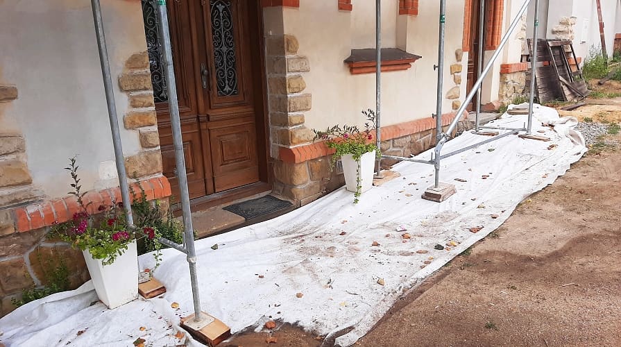 Geotextília az építési területek védelmére a szennyeződések és erózió ellen